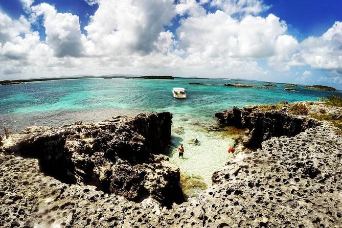 Adventure Antigua - Eli's Original Eco Tour - Stop 1, Great Bird Island: first snorkel, nature walk, and lunch with drinks