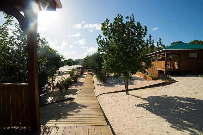 Adventure Power Boat Tour Antigua and Private Laviscount Island - Hell’s Gate: rocky bridge, limestone caves, and a hike