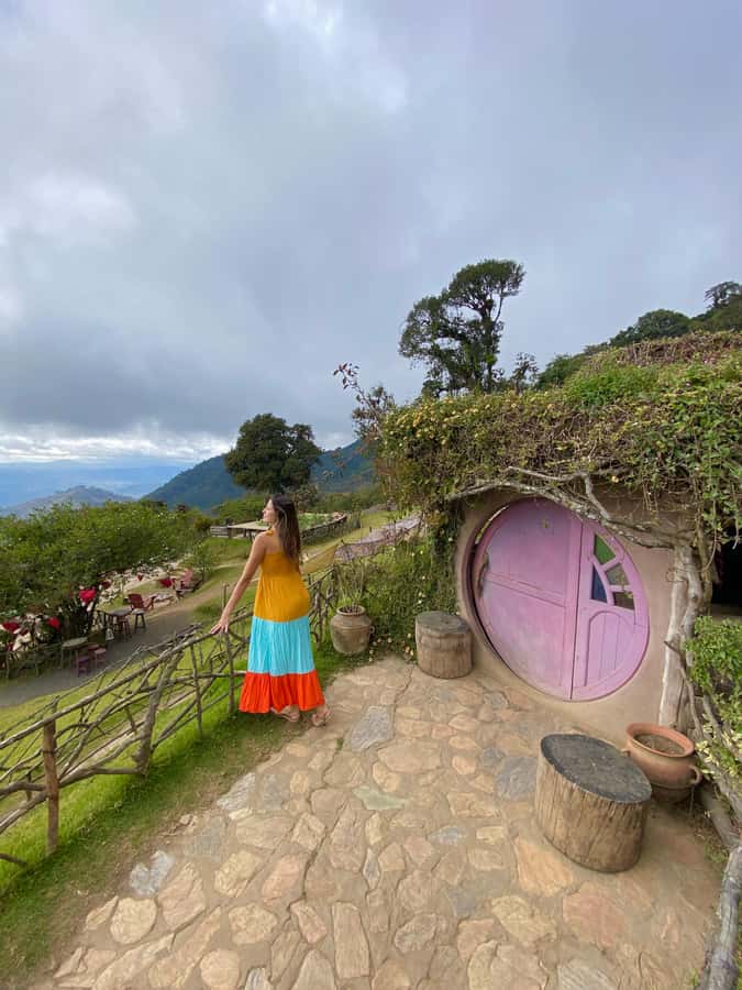 Antigua: Altamira and Hobbitenango Movie Themed Parks Tour - Hobbitenango: Hobbit-hole houses, movie-style play, and valley views