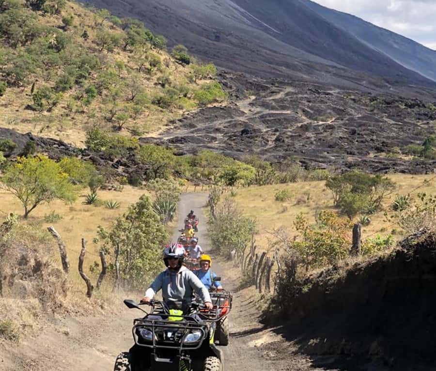 Antigua: Pacaya Volcano ATV Tour - Lava-rock lunch by Pacaya: sandwiches, snacks, and a unique heat source