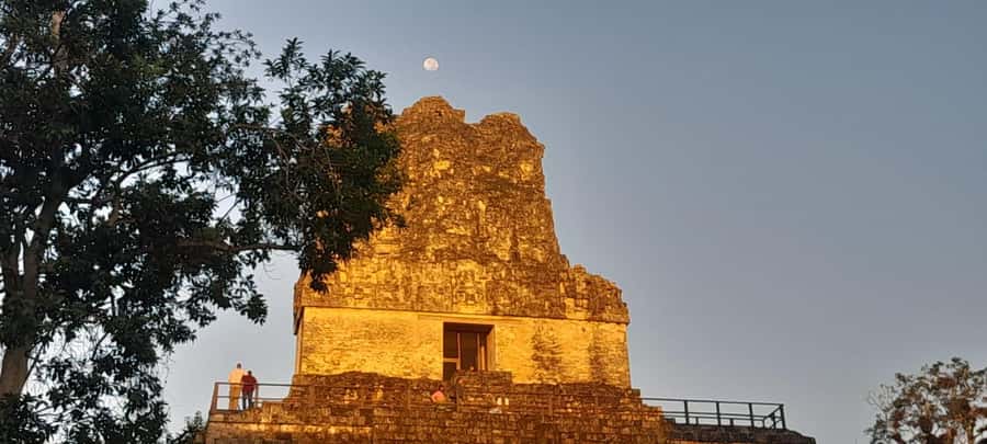From Flores: Tikal Sunset Tour - Walking Tikal’s icons: Gran Plaza to Temple IV with a guided route