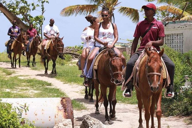 Horseback Riding at Hawksbill Beach in Five islands Antigua - Meeting Your Guides: Joseph, Dimples, Adebayo, and Ty