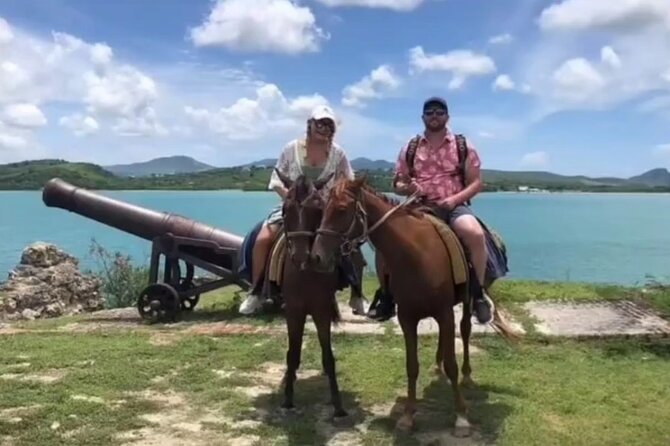 Horseback Riding at Hawksbill Beach in Five islands Antigua - Where It Can Fall Short: Steep Paths and Basic Facilities