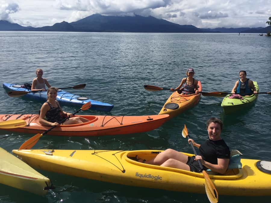 Kayak Hike Adventure. Visit Tzununa, Jaibalito, Santa Cruz - Safety, optional cliff jumping, and why the gear matters