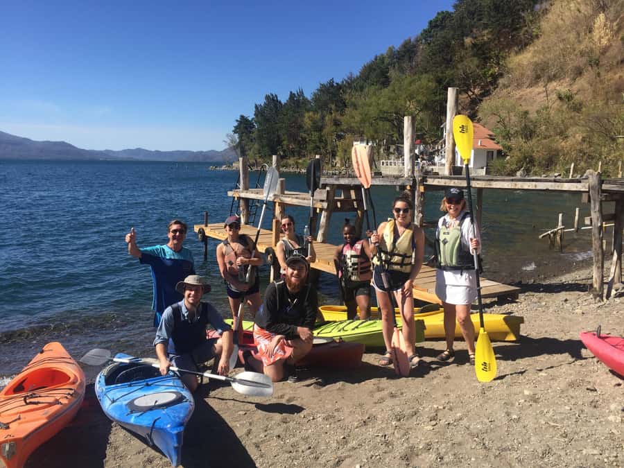 Kayak Hike Adventure. Visit Tzununa, Jaibalito, Santa Cruz - Meeting at Kayak Guatemala, Los Elementos Adventure Center